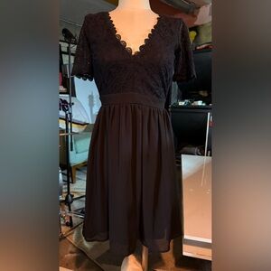 Mystic Black Lace Detailed dress